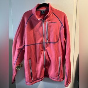 Vineyard Vines Size Medium M fleece lined zip up